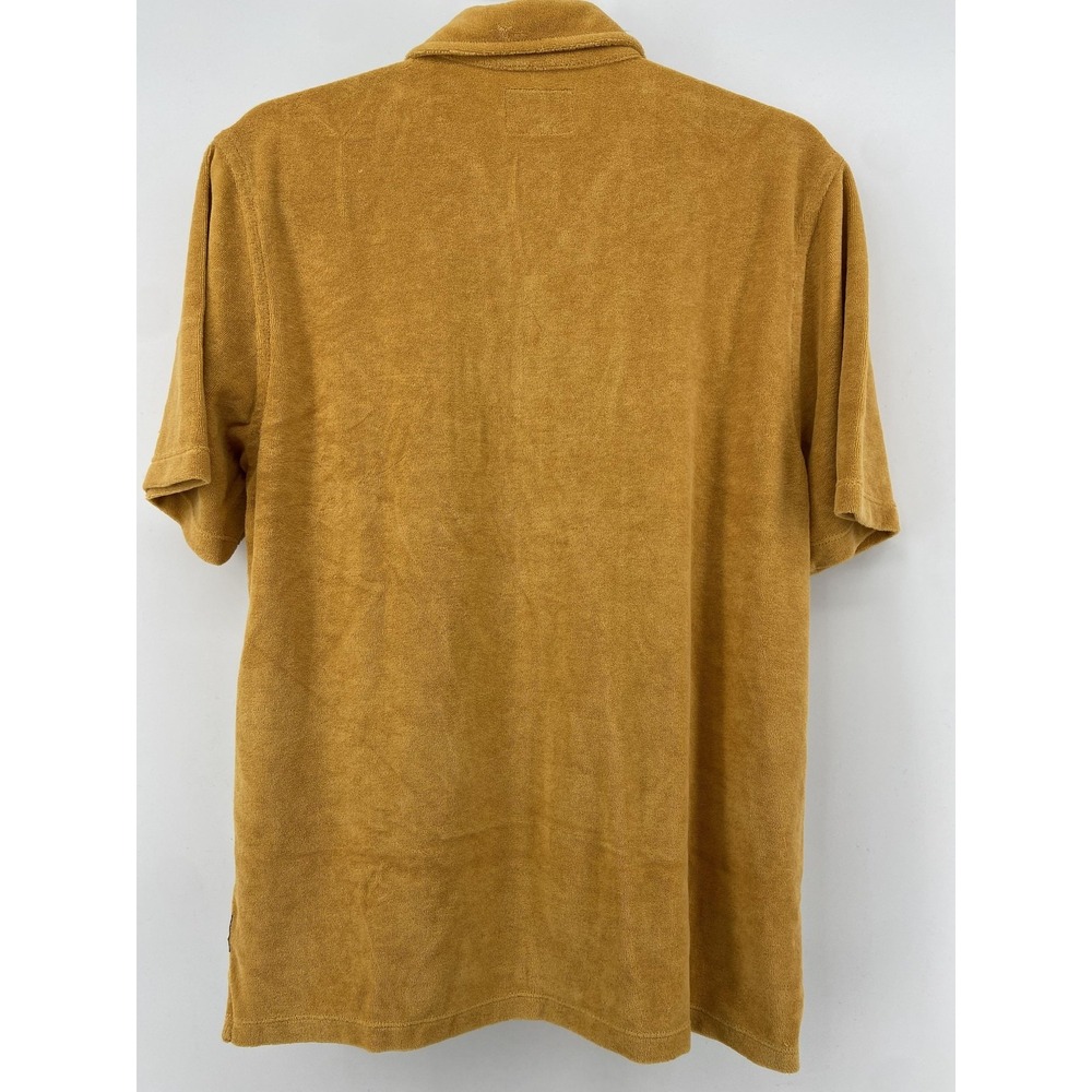 Todd Snyder Shirt Mens Medium Colorblock Terry Knit Short Sleeve Pockets Resort - Picture 3 of 9